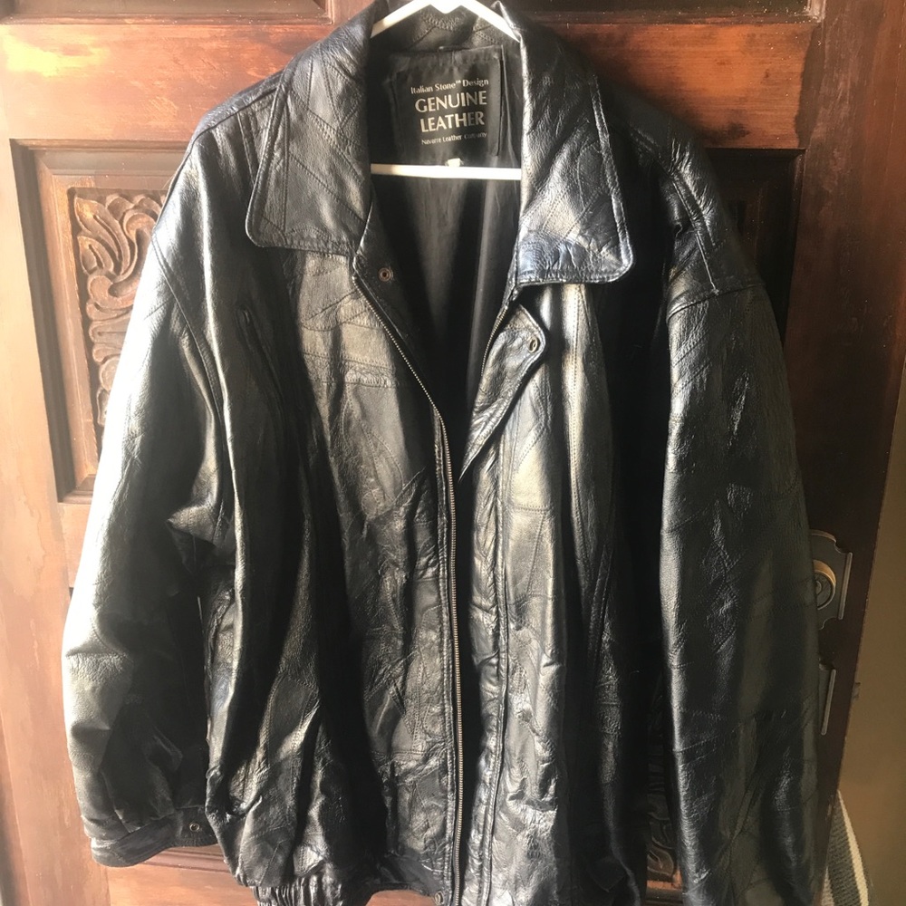 Men's leather jacket
